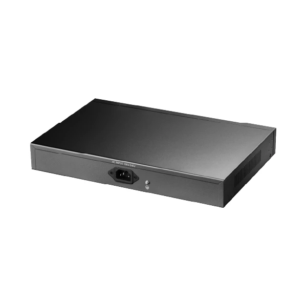 GS1018PS2 16-პორტიანი გიგაბიტიანი PoE+ სვიჩი 2 Uplink პორტით და 2 გიგაბიტიანი SFP სლოტით 200W