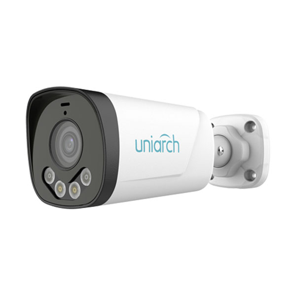 IP კამერა, Uniarch 3MP Bullet, FullColor, 4.0mm, mic, IPC-B233-APF40W